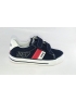 Mustang lona velcro azul marino