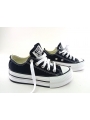 converse zapatilla lona negra