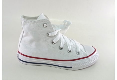 Converse Botín lona blanca