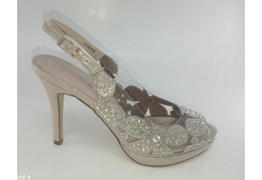 Zapato vestir dorado menbur