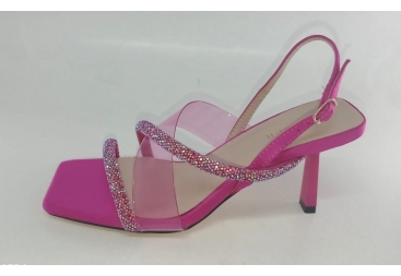 Sandalia vestir tiras fuxia menbur
