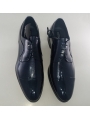 Zapato charol azul caballero tubolari