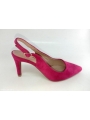 Ballery zapato vestir antelina fuxia