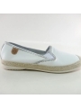 Vivant zapatilla en piel blanca