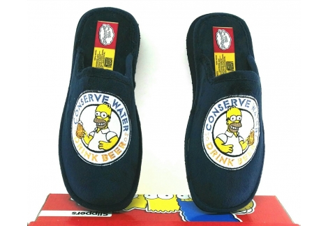 Zapatilla casa azul homer