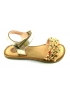 Sandalia oro/nude piel