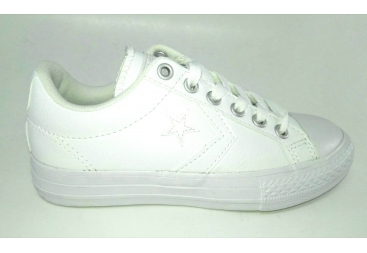 converse deportivo bamba blanca cordonera