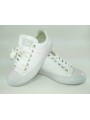 converse deportivo bamba blanca cordonera