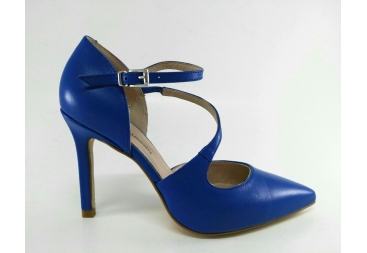 Zapato punta y talón azulón