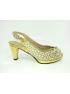 Sandalia ancho especial oro