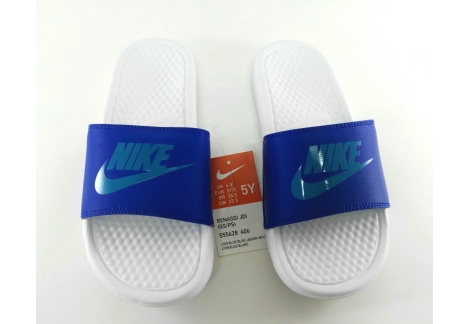 Chancla Nike azul