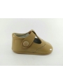 Zapato Vestir Charol Camel