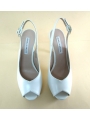 zapato nacarado blanco
