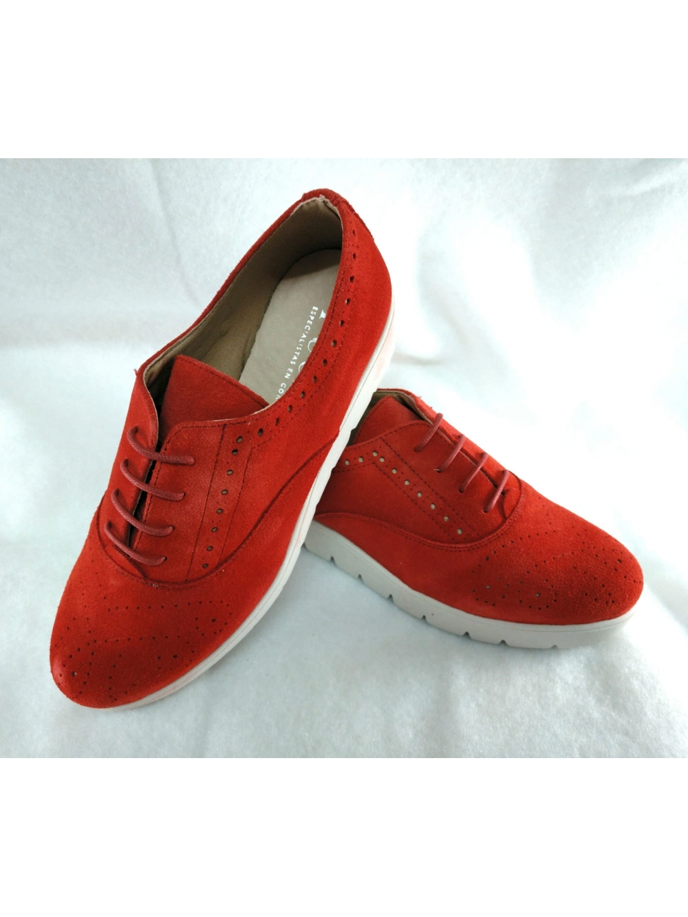 Zapato piel rojo - Calzados