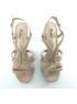 Sandalia nude brillantes Membur