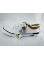 Zapatilla de lona blanca Lois