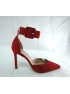 Zapato en ante rojo Alarcón