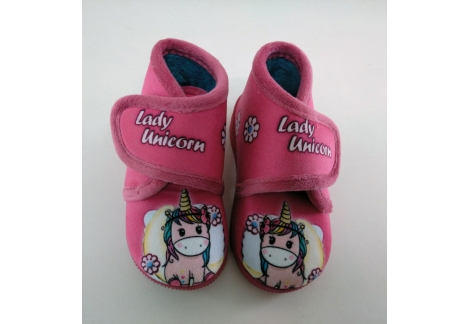 Zapatilla botín niña unicornio Moranchel