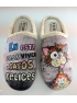 Vivan zapatilla señora invierno gatos