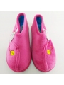 Zapatilla fuxia velcro Pepa