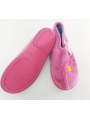 Zapatilla fuxia velcro Pepa