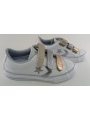 Converse zapatilla de piel blanca