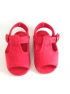 Batilas sandalia de rizo rojo