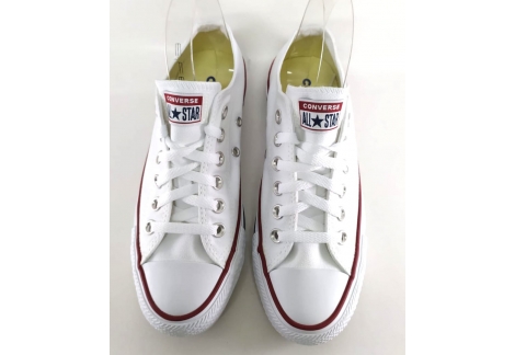 Converse lona en blanco