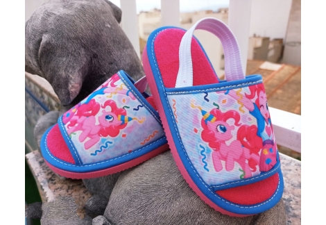 Zapatilla casa niña rosa unicornio