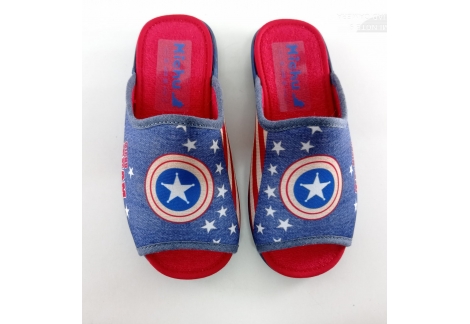 Capitan America zapatilla niño casa