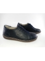 Zapato azul marino gomas