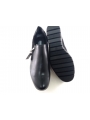 Zapato negro liso señora hispaflex
