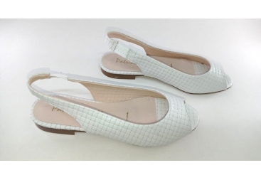 Sandalia retro blanco Patricia Miller