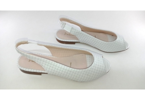 Sandalia retro blanco Patricia Miller