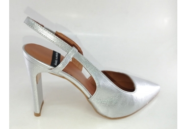 Alarcón zapato de señora piel en plata